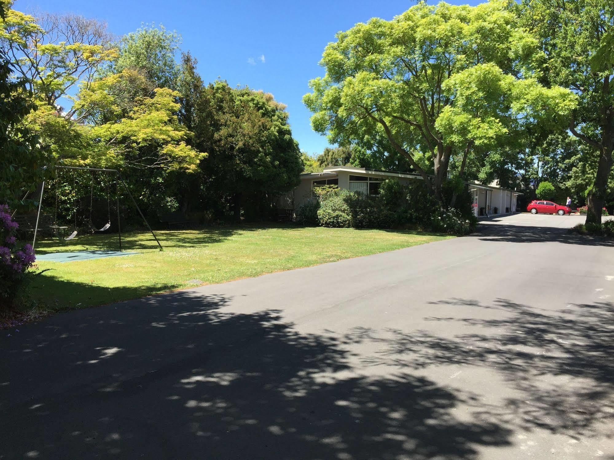 Ashleigh Court Motel-Christchurch Hagley Park Buitenkant foto